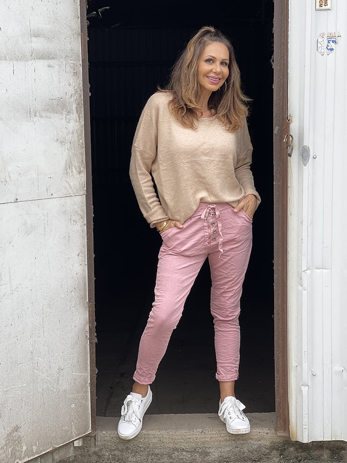 Ranger Button Pant - Pink