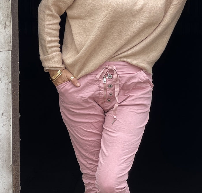 Ranger Button Pant - Pink