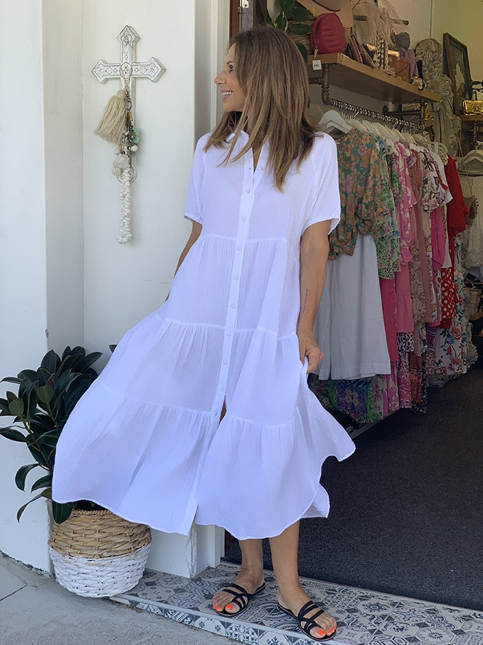 Molly White Dress
