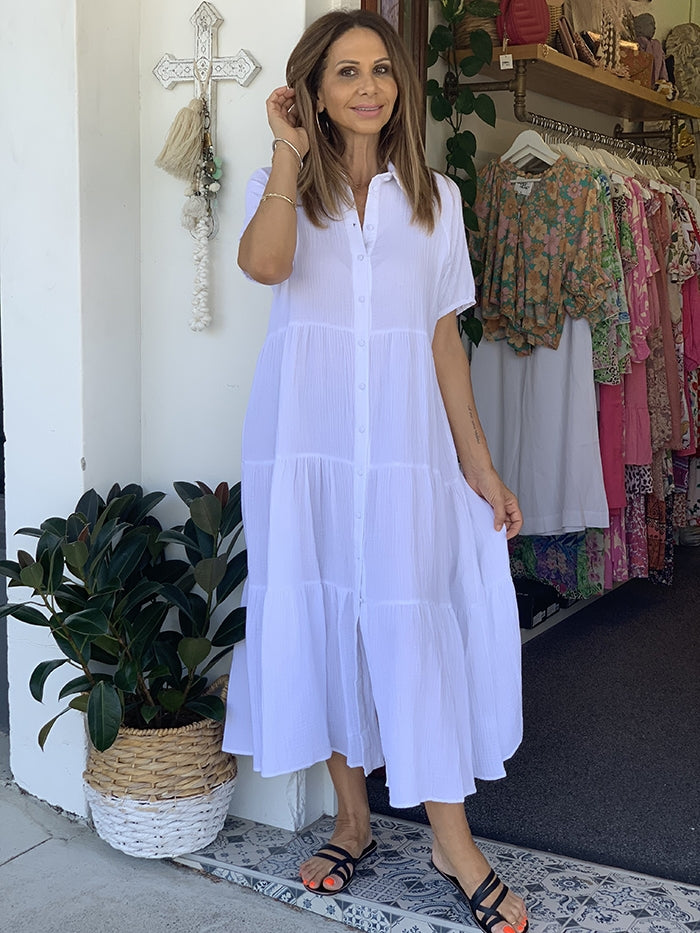 Molly White Dress