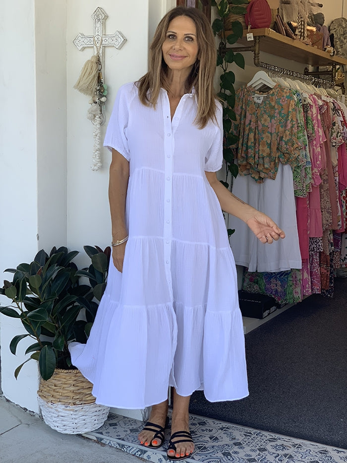 Molly White Dress