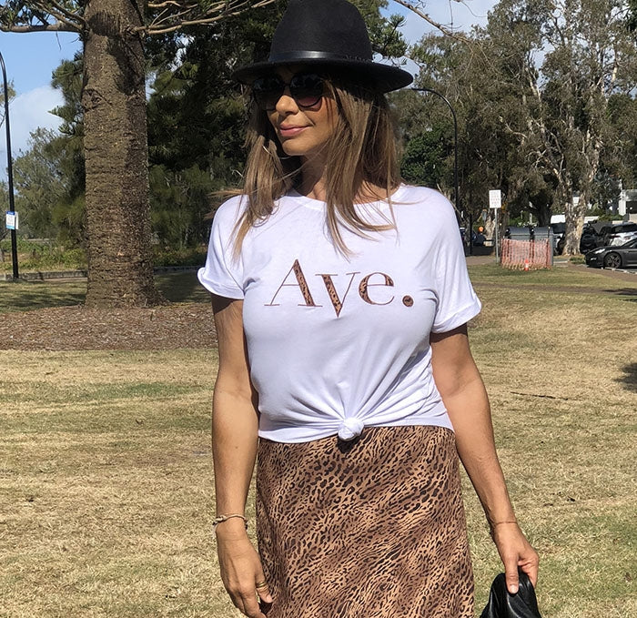 Ave Tee - White