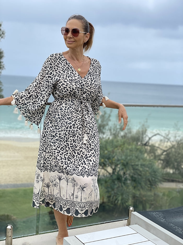 Laguna Dress - Polynesian Print