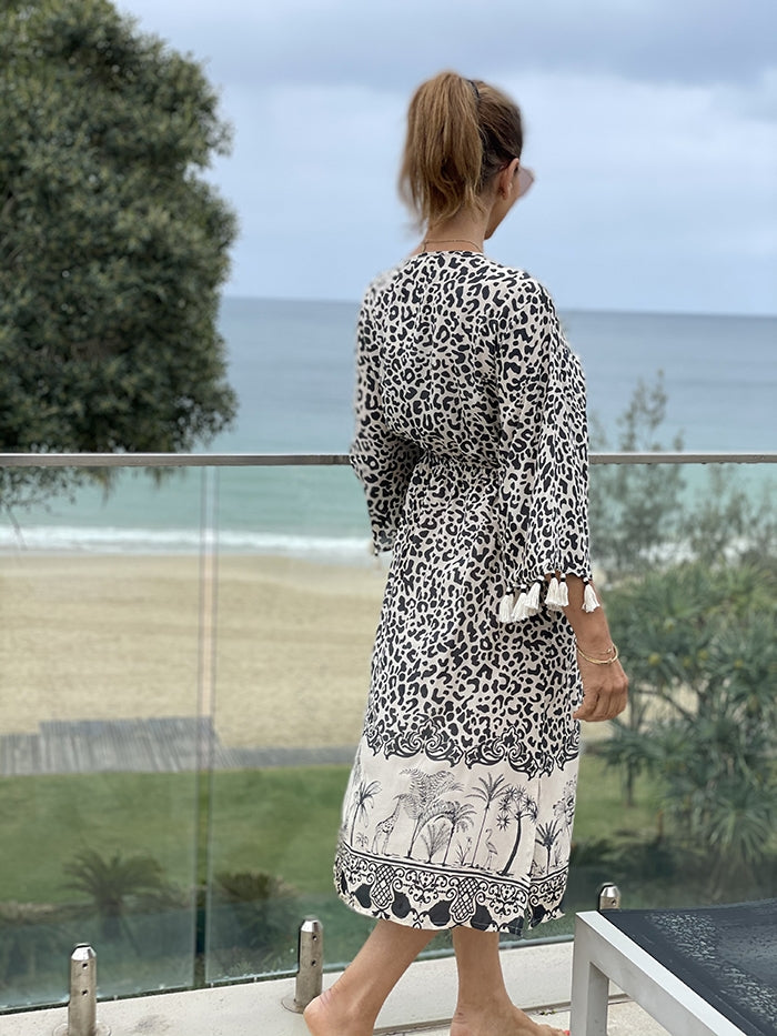 Laguna Dress - Polynesian Print