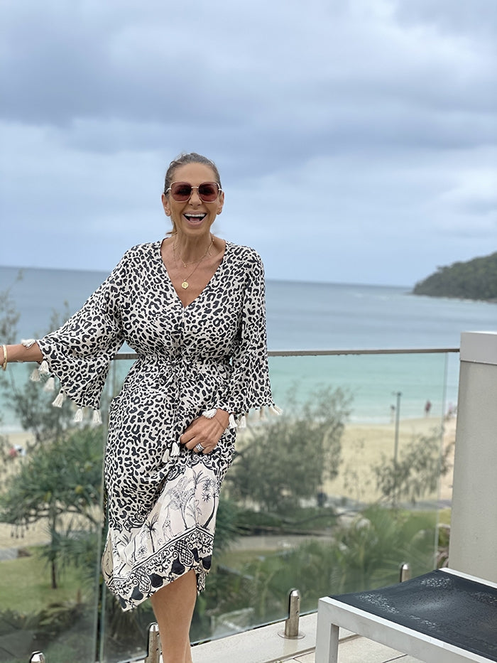 Laguna Dress - Polynesian Print