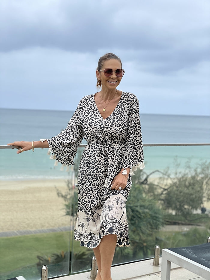 Laguna Dress - Polynesian Print