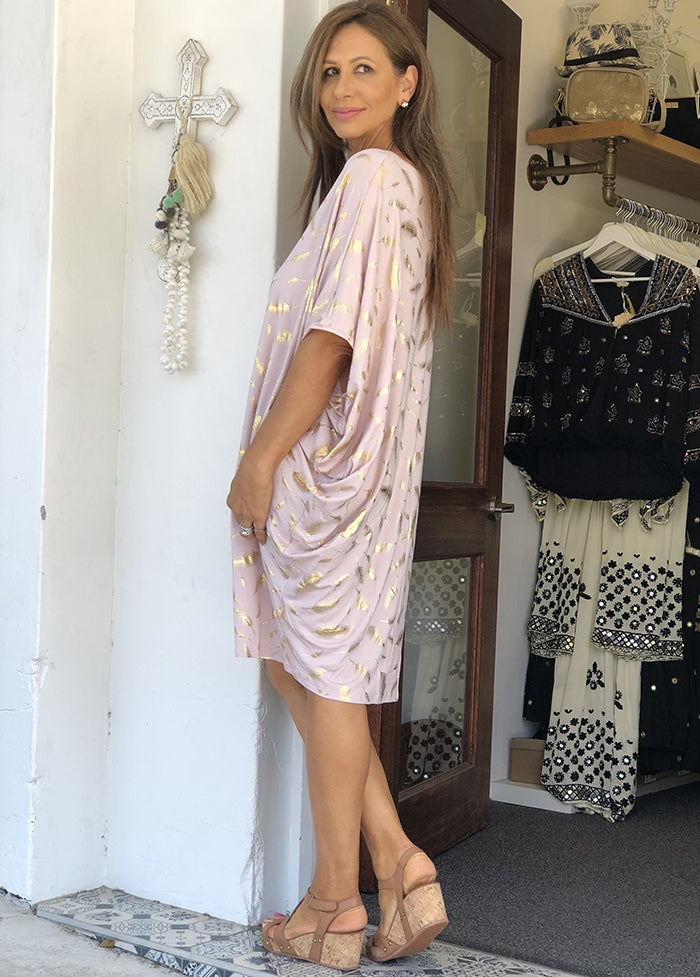 Feather of Gold Dress