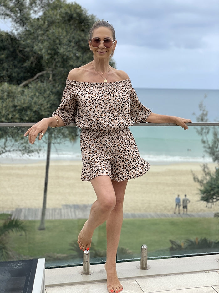 Avril Playsuit - Leopard