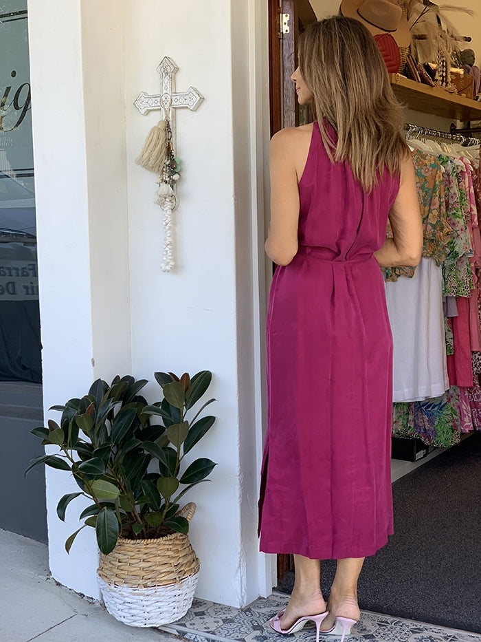 Claudette Cupro Dress