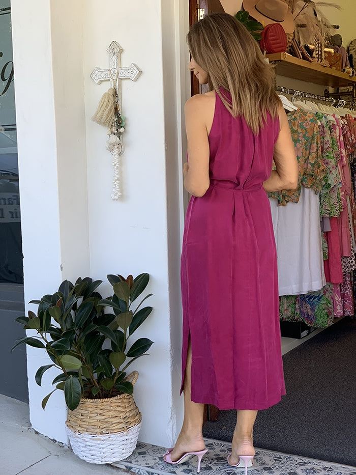 Claudette Cupro Dress