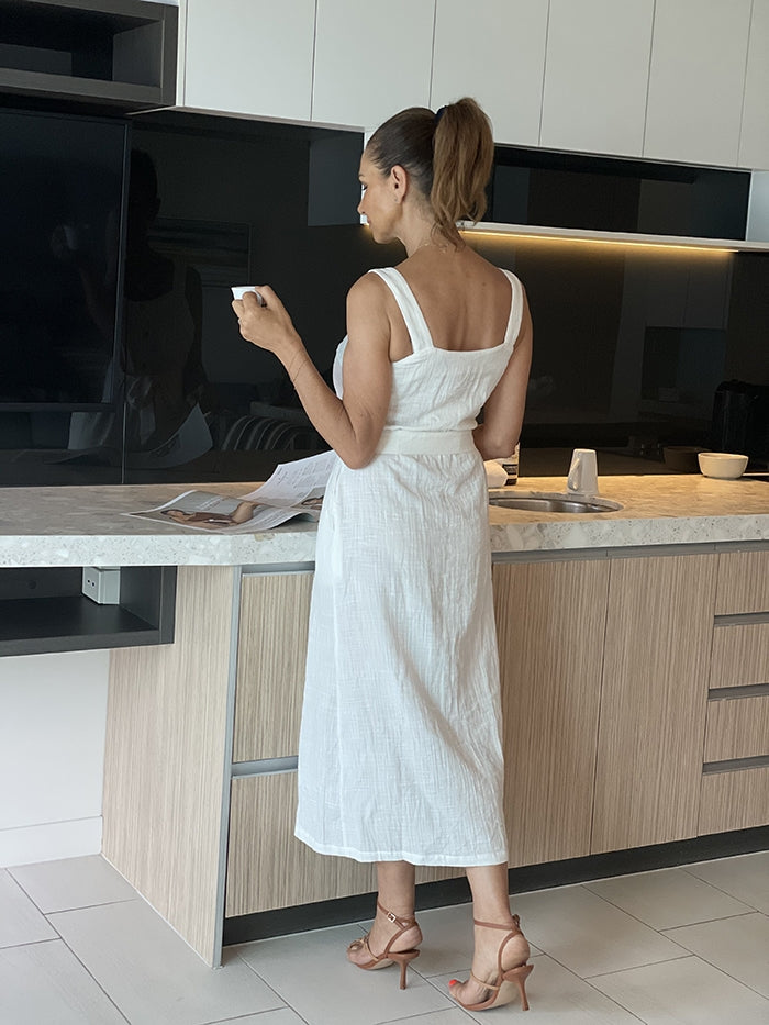 Mimosa Days Dress - White
