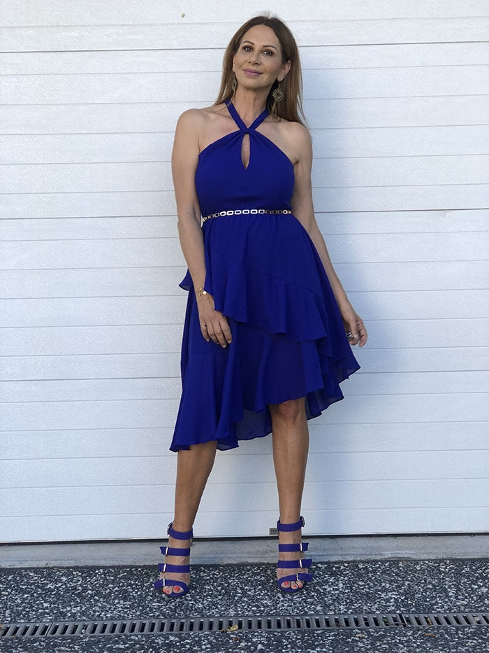 Pippa Dress Cobalt Blue