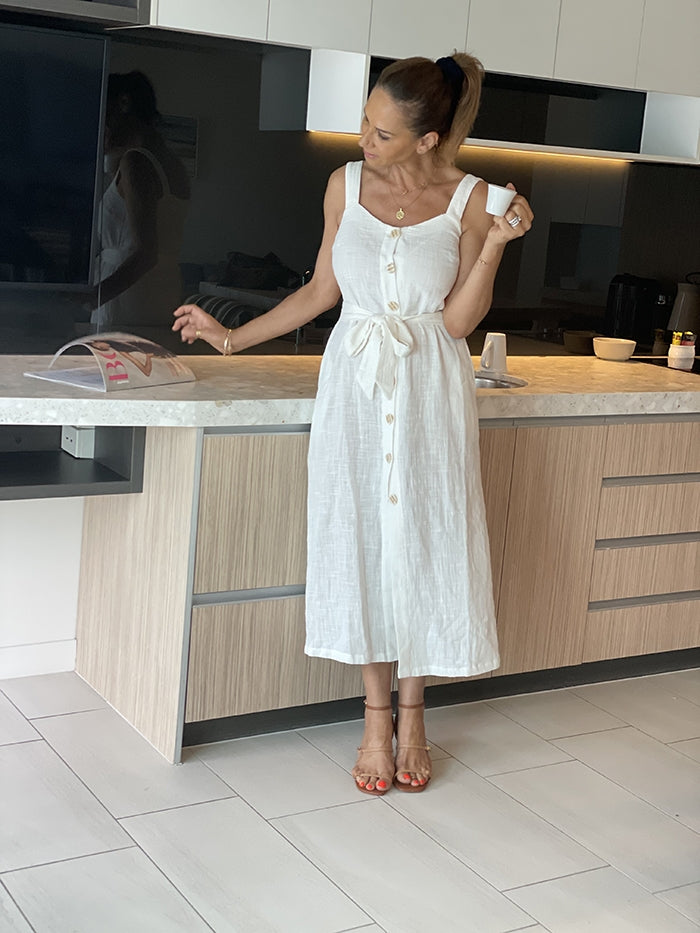 Mimosa Days Dress - White