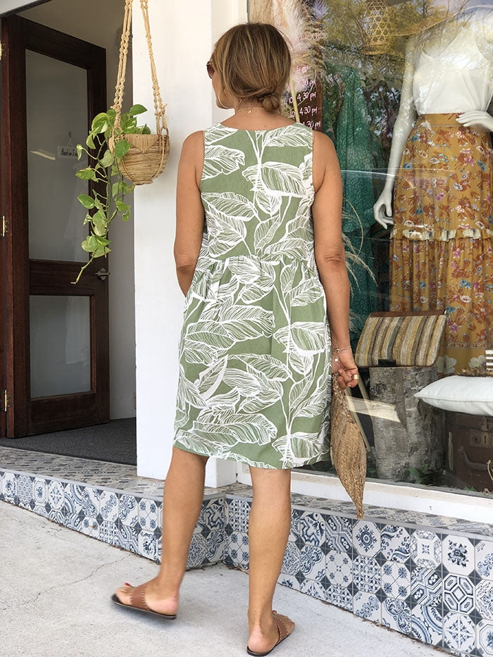 Palmia Leaf Dress