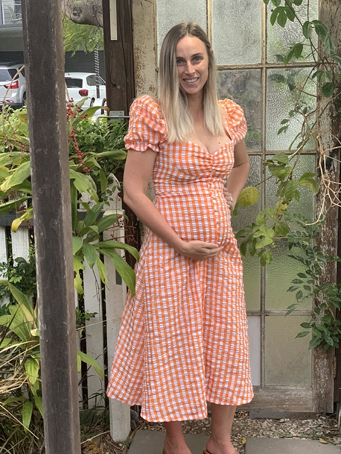 Kendra Dress - Tangerine
