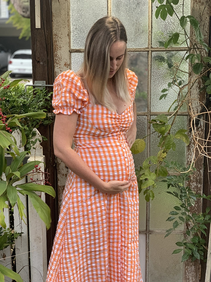 Kendra Dress - Tangerine