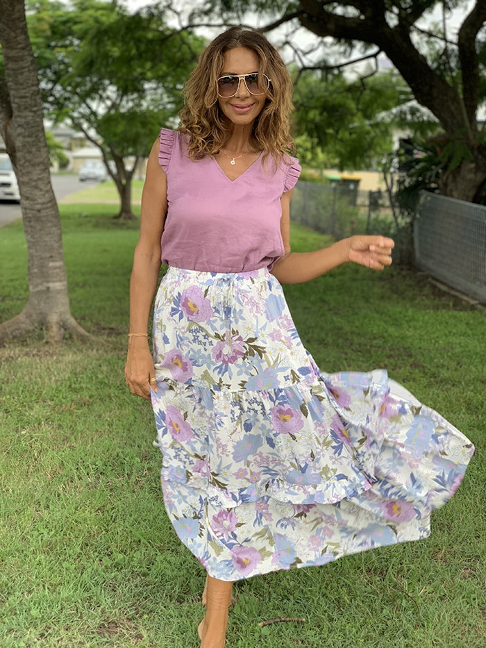 Phoebe Floral Maxi Skirt