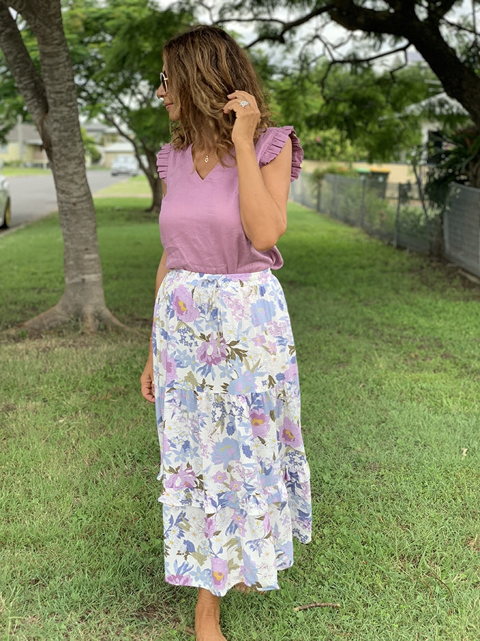 Phoebe Floral Maxi Skirt