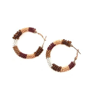 Vivian Earrings - Brown